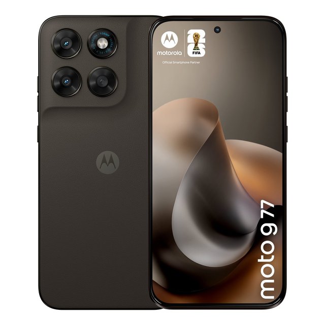 Smartphone 6.78" MOTO G77 5G Pantone Black Olive (256GB Storage 8GB RAM 5200mAh Battery 108MP Octa Core AMOLED Display Dual SIM