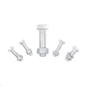 20mm và 3/4 vít bu lông chủ đề bền chặt mức độ căng thẳng cao với máy giặt hạt Hex