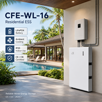 Batterie solaire LiFePO4 Longue Durée CFE CFE-WL-16 Split 16kWh (options 5/10kWh) 6000 cycles avec BMS intelligent et protection CAN multi-niveaux