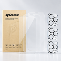 3'lü Paket Kristal Cam Mika Ekran Koruyucu iPhone 18 ProMax Cep Telefonları Kamera Lensleri Samsung S26 Koruyucu Film için