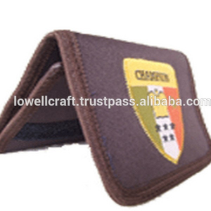Champion Embroidered Trifold <b>Wallet</b> Unisex PU Material Fashion Short Fold Closure Daily Use 7 Inch Card <b>Holder</b> - Product Image 2