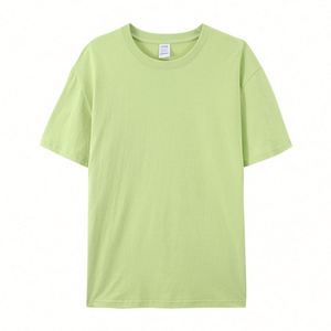 Design Clothing Manufacturers Customised 100% Cotton 230 GSM Regular Unisex Plain Front Chest Logo and Back Printing T <b>Shirt</b> - Product Image 2