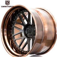 Jeu de 3 jantes en alliage d'aluminium forgé concaves profondes de 17 à 24 pouces pour /718/ Mercedes/-5x114.3/5x120/5x127/5x130 PCD