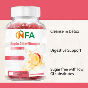 Complément Alimentaire OEM Gommes au Vinaigre de Cidre de Pomme avec Vitamine E Sans Sucre Soutien Santé Intestinale Bonbons Gommes pour la Perte de Poids - Product Image 4