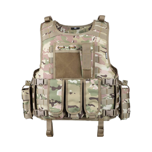 Gilet tattico softair impermeabile MGFLASHFORCE gilet da Paintball modulare alla moda con cerniera di chiusura regolabile in poliestere - Product Image 1