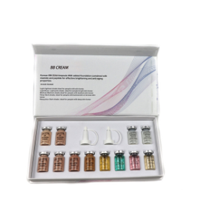 Sérum de traitement <span class=keywords><strong>BB</strong></span> <span class=keywords><strong>crème</strong></span> brillante pour visage, kit de soins du visage parfait, toute peau, éclat, beauté, Derma blanc, Ampoule scintillante No.1 — 2 roses légères - Product Image 3