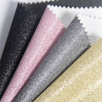 Artisanat de Noël : Tissu en cuir PU TPU imprimé pailleté métallique, rouleaux de similicuir synthétique végétalien transparent, accessoires pour cheveux