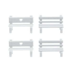 Chaise longue miniature en PVC blanc pour décoration <span class=keywords><strong>de</strong></span> maison <span class=keywords><strong>de</strong></span> poupée et micro-paysage - Product Image 1
