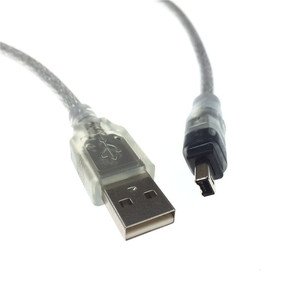 Cable de Datos <span class=keywords><strong>USB</strong></span> 2.0 a IEEE1394 <span class=keywords><strong>FireWire</strong></span> de Cobre para Conexión de Cámara (Conectores 6P/9P) - Product Image 4