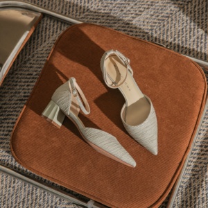 Zapatos de Tacón Alto de Satén con Pedrería para Hombre, Zapatos de Boda con Cordones y Punta Cuadrada - Product Image 6