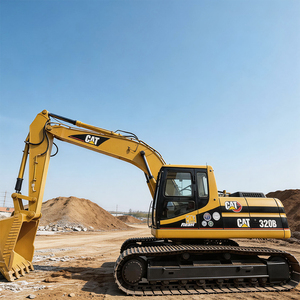 Excavadora de cadenas Caterpillar CAT320B usada, en estado original, pocas horas de trabajo, rentable, con abundantes repuestos. - Product Image 5