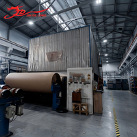 Mesin Pembuat Kertas Bergelombang 4400mm Buatan China, Peralatan Produksi Kertas Kraft Bergelombang Flute