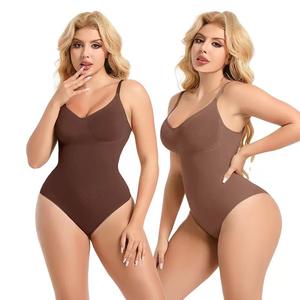 Tik Tok Hot Sale Slimming SEAMLESS Full Body Shaper <strong>Tummy</strong> <strong>Tucker</strong> Colombianas Fajashaper Crotchless Bodysuit <strong>Shapewear</strong> for Women - Product Image 3