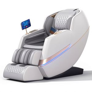 Fauteuil de massage Shiatsu personnalisé SL à double rail, mouvement 4D, capsule spatiale, fauteuil de luxe intelligent pour la maison, avec compression chaude et air - Product Image 3