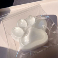 Paw de chat Kawaii 12 cm en TPR Mochi Squishy personnalisable, anti-stress, nouveauté, cadeau apaisant, accessoire sensoriel de bureau