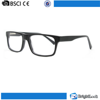 Lunettes de vue à monture optique Vogue unisexe en gros acétate flexible à la mode haut de gamme