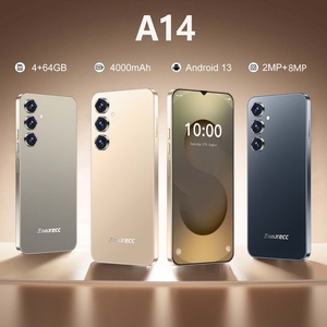 Téléphone Android certifié Google ZNNXECC A14 4+64 Go 6,6 pouces avec reconnaissance faciale HD, compatible français, allemand, espagnol, anglais, fourni par l'usine - Product Image 2