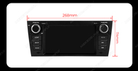 Navifly Nouveau système Android 1024*600 Écran tactile 4core 2 + 32G Lecteur RADIO de voiture pour 7 pouces BMW E90 2005-2012 avec WIFI