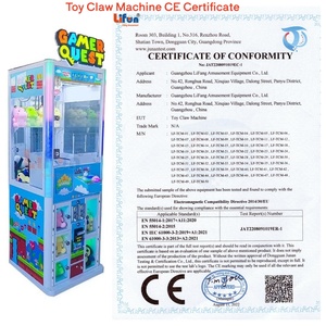 Machine à griffes en métal LIFUN Gamer <span class=keywords><strong>Quest</strong></span> avec accepteur de billets, certifiée CE, 5 casiers à prix pour enfants et adultes - Product Image 4