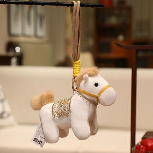 Colgantes de Peluche Serie JC: Juguetes de Peluche de <span class=keywords><strong>Caballo</strong></span> de Año Nuevo, Decoraciones de Mascota del Zodiaco, Ideales para Regalos de Fiesta de Fin de Año - Product Image 4