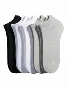 Custom Logo Mens No Show <b>Socks</b> Breathable Knitted Casual Low Cut Cotton Blend Daily Wear Soft Stretch Comfort Athletic <b>Socks</b> Top - Product Image 1