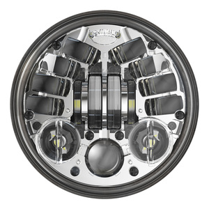 YongJin <span class=keywords><strong>Precio</strong></span> de fabricante luces de motocicleta de alto brillo 5,75 pulgadas faro LED con luz de giro para harley davidson - Product Image 1