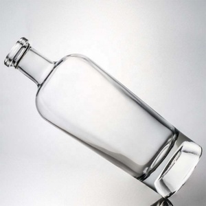 Venta Al Por Mayor Botella De Vidrio Transparente Personalizada Para Licor De Whisky Y Tequila De 750ml Con Tapas - Product Image 4