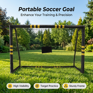 Portería de Fútbol Portátil de Acero con Malla de PE y Tela de PVC, Resistente al Agua, Personalizable, en Oferta - Product Image 5