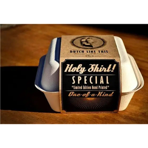 Hot bán tùy chỉnh in suaqre sóng giấy kraft thức ăn nhanh Takeaway Burger Hộp bao bì - Product Image 4