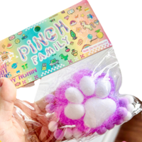 Jouets Squishy Patte de Chat en TPR en Gros, Patte de Chat Kawaii Mochi, Jouets Sensoriels à Presser pour Adultes et Enfants