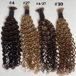 Hint 15A bakire saç derin kıvırcık vücut dalga kıvırcık saç toplu örgü için hiçbir atkı saç yığınları uzantıları tığ örgüler - Product Image 4