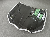 Adecuado para actualizar BMW X6 G06 X6M G96 a un capó de motor de fibra de carbono con pieza de repuesto de cubierta frontal tipo LD
