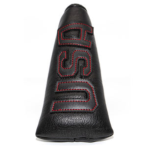 Offre Spéciale – Housse de tête de club de golf personnalisée avec logo brodé, en cuir PU, pour putter de golf - Product Image 1