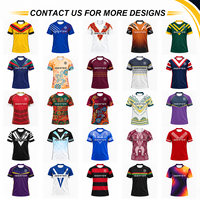 Seragam Jersey Rugby Kustom Vintage, Pakaian Rugby Union Klasik, Atasan dan Celana Pendek Rugby Pria Pro Fit Bergaris, Pabrik untuk Tim Klub