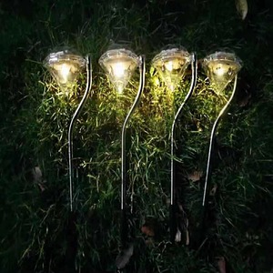 DC1.2V Solar <b>Light</b> LED Ground <b>Plug</b> Lawn Landscape <b>Lights</b> Outdoor Garden Path Christmas Day Decoration - Product Image 3
