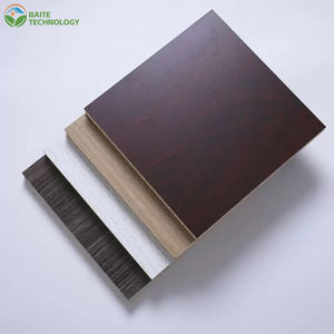 Panneaux de meubles de cuisine en panneaux de particules de haute densité dérivés de bois, écologiques, sans formaldéhyde E0, placage de pin de première qualité - Product Image 2