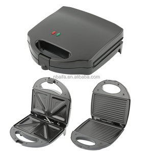 Aifa - Plancha Eléctrica Antiadherente Negra para Uso Doméstico, Nueva y <span class=keywords><strong>Económica</strong></span>, para Paninis, Waffles y Sándwiches - Product Image 4