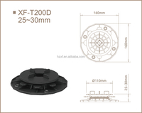 Support de pavés réglable en plastique pour augmenter la hauteur des sols extérieurs XF-T200D 25-30 mm