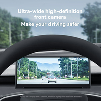 Layar Dashboard HUD 8.9" dengan Kamera Carplay untuk Tesla Model 3 Y, Panel Instrumen, Speedometer, Monitor Pengemudi