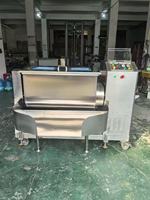 Nouvelle machine à mélanger la pâte et la viande horizontale multifonctionnelle commerciale en acier inoxydable, 2200W, vitesse réglable