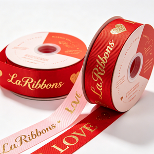 OEKO Certified 22mm Burgundy Wine <b>Red</b> Grosgrain Polyester <b>Ribbon</b> for Valentine's Day Present & Florist Bouquet Decoration - Product Image 6
