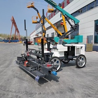 Système de nivellement de béton à commande laser précise avec vibration hydraulique pour travaux de construction de sols à base d'époxy