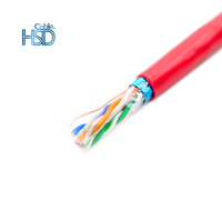 Cable de red interior blindado STP, categoría 6, hecho a medida, 4 pares