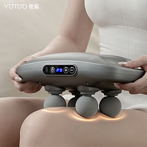 OEM بطارية قابلة لإعادة الشحن لاسلكي مسدس الوجه الأنسجة العضلية العميقة الاهتزاز الرياضي 4 رؤوس مسدس تدليك - Product Image 1