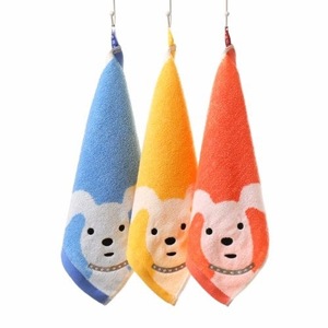 Toallas de Mano para Niños de Algodón Puro, 30x30 cm, Diseño Jacquard de Cachorro, Absorbentes, Suaves para la Piel, Toalla Rectangular para Uso en el Baño Infantil - Product Image 5