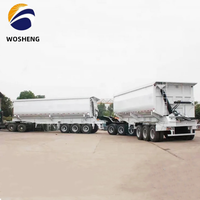 Trailer kereta jalan setapak, Trailer kereta dorong samping, Semi Trailer, karavan, kereta B-Side Dump, 5ton Superlink/Interlink, tahan lama, Australia