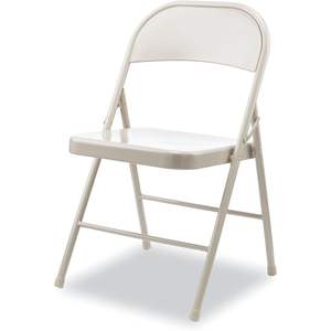 Silla Plegable de Acero sin Brazos Alera CA944, Diseño Contemporáneo, Uso en Interiores y Exteriores, Soporta 275 Libras, 4/CARTÓN, Origen Estadounidense - Product Image 3