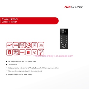 <span class=keywords><strong>Videoportero</strong></span> Hik Original DS-KV6124-WBE1, Cámara de Ojo de Pez de 4MP, <span class=keywords><strong>Videoportero</strong></span> <span class=keywords><strong>IP</strong></span>, PoE, Control de Dos Cerraduras, Cubierta para Lluvia, Hik-Connect - Product Image 3