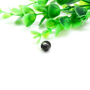 yunnique Stainless Steel <b>Spacer</b> Beads Round Black Plated For Bracelet Making DIY Jewelry Accessories Wholesale - Product Image 4