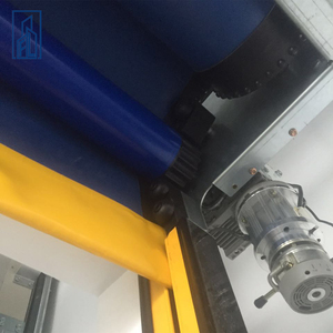 All'ingrosso <span class=keywords><strong>porta</strong></span> a cerniera in PVC ad alta velocità dal Design moderno officine di auto-riparazione di alta qualità con funzione antivento finito - Product Image 2